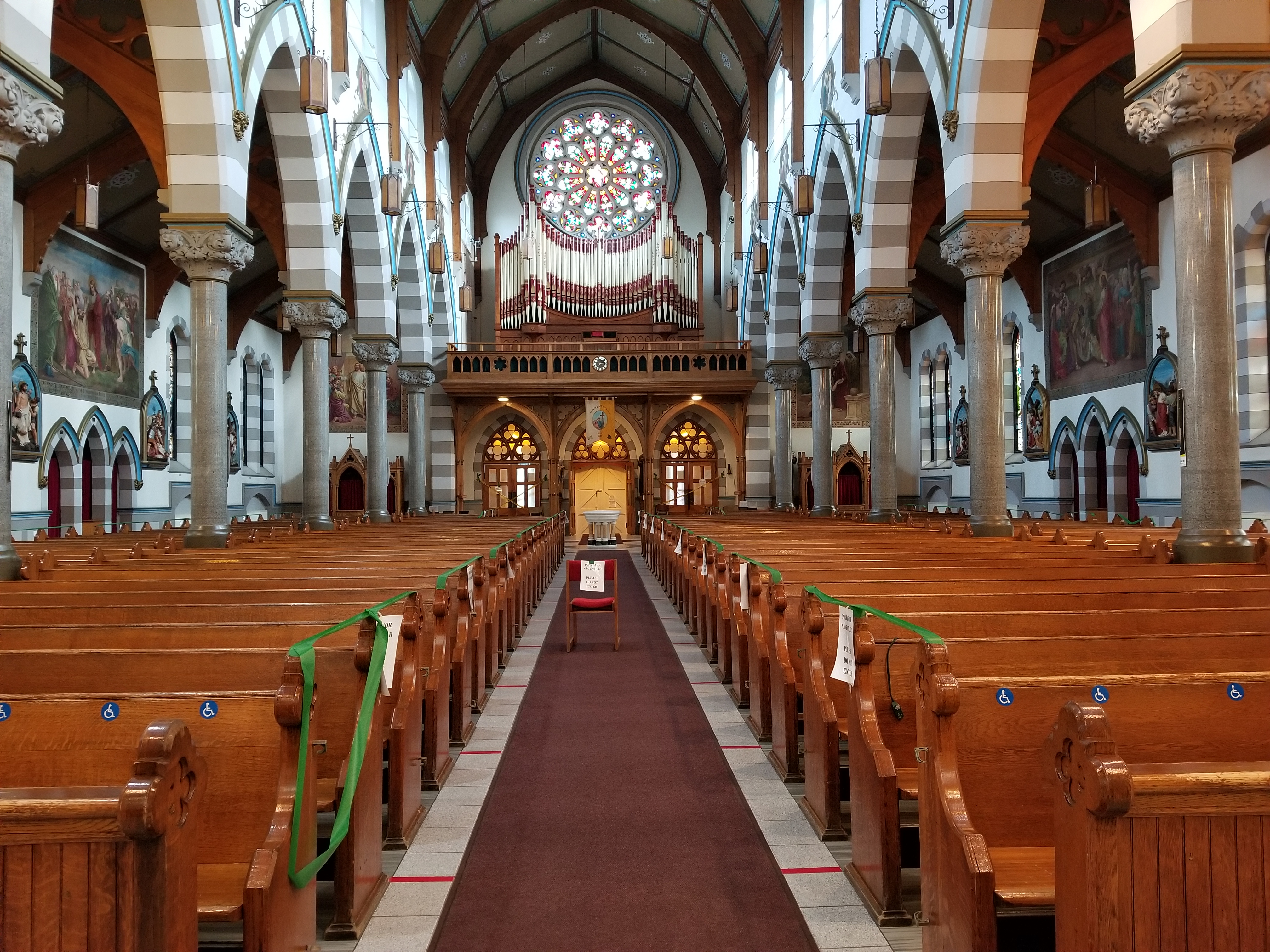 Inside view of the Church